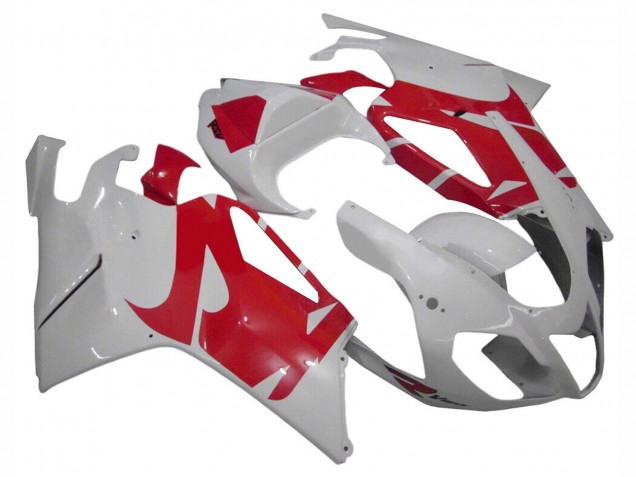 Carenados Moto Aprilia RSV1000 2003-2006 - Blanco Rojo Asequibles