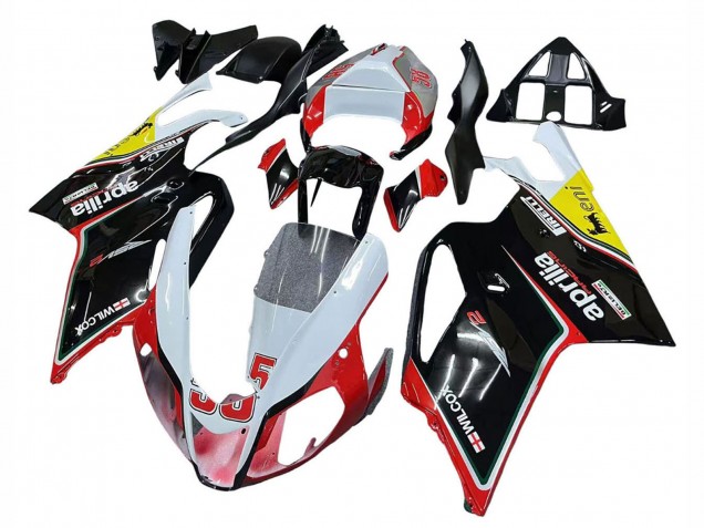 Carenados Moto Aprilia RSV1000 2003-2006 - Blanco Rojo Negro Amarillo 58 Asequibles