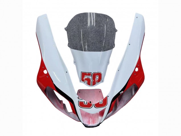 Carenados Moto Aprilia RSV1000 2003-2006 - Blanco Rojo Negro Amarillo 58 Asequibles