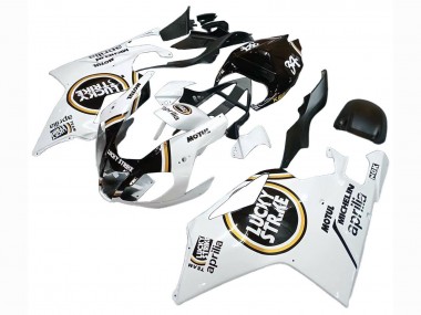 Carenados Moto Aprilia RSV1000 2003-2006 - Blanco Negro Lucky Strike Motul Michelin Asequibles