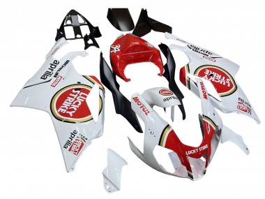 Carenados Moto Aprilia RSV1000 2003-2006 - Blanco Rojo Lucky Strike Motul 34 Asequibles