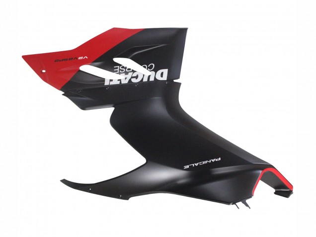 Carenados Moto Ducati Panigale V2 2020-2024 - Rojo Negro Mate Corse Asequibles