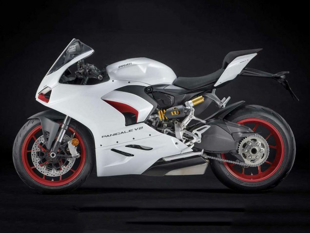 Carenados Moto Ducati Panigale V2 2020-2024 - Blanco Rojo Negro Mate Asequibles