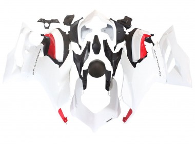 Carenados Moto Ducati Panigale V2 2020-2024 - Blanco Rojo Negro Mate Asequibles