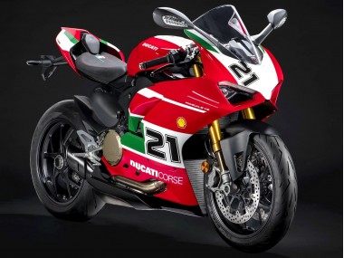 Carenados Moto Ducati Panigale V2 2020-2024 - Blanco Rojo Verde Negro Mate Corse 21 Asequibles