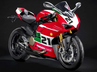 Carenados Moto Ducati Panigale V2 2020-2024 - Blanco Rojo Verde Negro Mate Corse 21 Asequibles