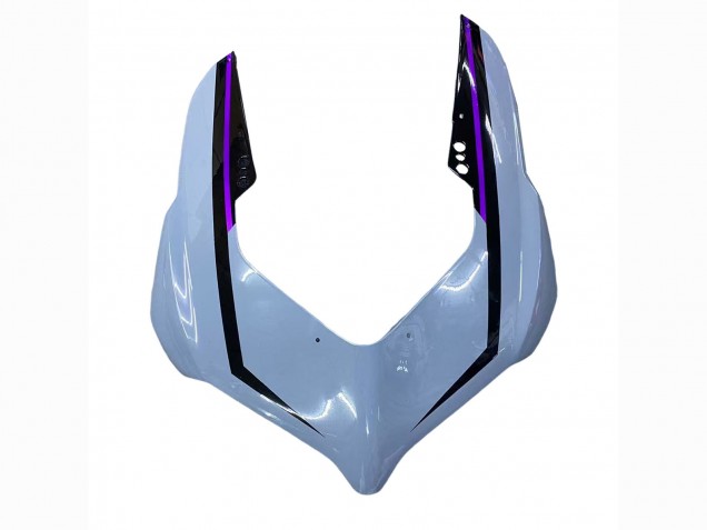 Carenados Moto Ducati Panigale V2 2020-2024 - Gris Brillante Púrpura Negro Brillante Asequibles