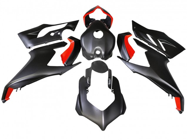 Kits Carenado Moto Ducati Panigale V2 2020-2024 - Rojo Negro Mate Asequibles