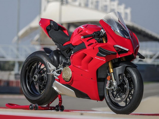 Carenado Moto Ducati Panigale V4 V4S 2020-2021 - Rojo Negro Mate Asequibles