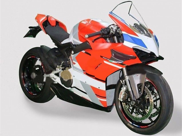 Carenados Moto Ducati Panigale V4 V4S 2020-2021 - Blanco Azul Rojo Negro Brillante Asequibles