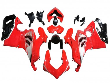 Carenados Moto Ducati Panigale V4 V4S 2020-2021 - Rojo Blanco Negro Brillante Asequibles