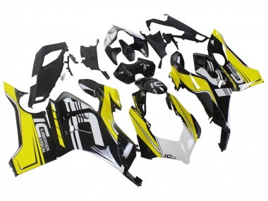 Carenados Moto Ducati Panigale V4 V4S 2020-2021 - Amarillo Blanco Negro Brillante Asequibles