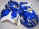 Carenados Moto Suzuki GSXR 1300 Hayabusa 2008-2020 - Blanco Azul Asequibles