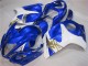 Carenados Moto Suzuki GSXR 1300 Hayabusa 2008-2020 - Blanco Azul Asequibles