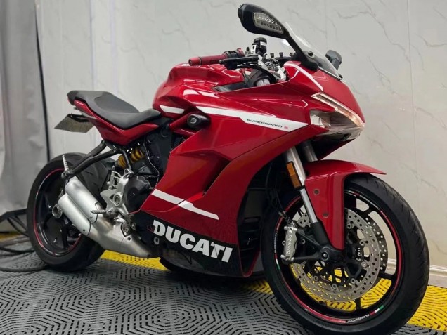 Carenados Moto Ducati Supersport 939/939S 2017-2022 - Rojo Blanco Negro Asequibles