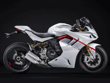 Carenados Moto Ducati 2021-2024 Ducati Supersport 950/950S 2021-2024 - Blanco Plata Rojo Asequibles