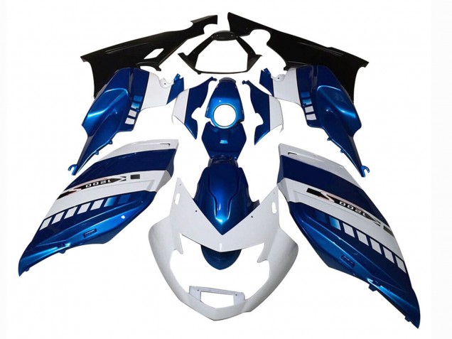 Carenados Moto BMW K1200S 2005-2010 - Blanco Azul Asequibles