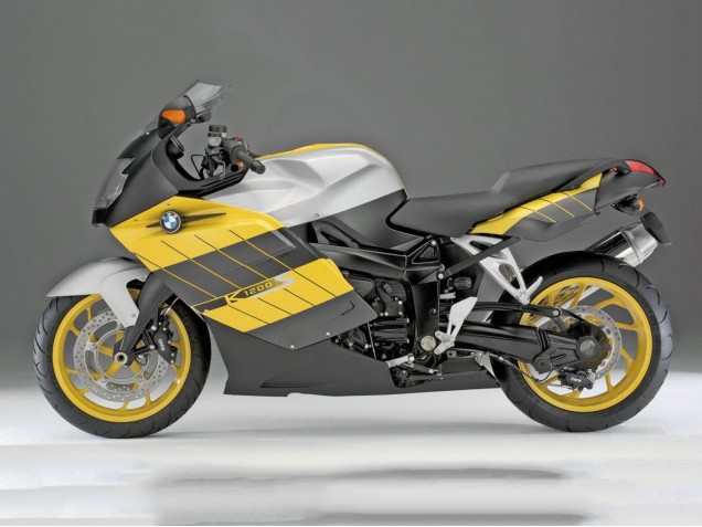 Carenados Moto BMW K1200S 2005-2010 - Amarillo Plata Negro Mate Asequibles