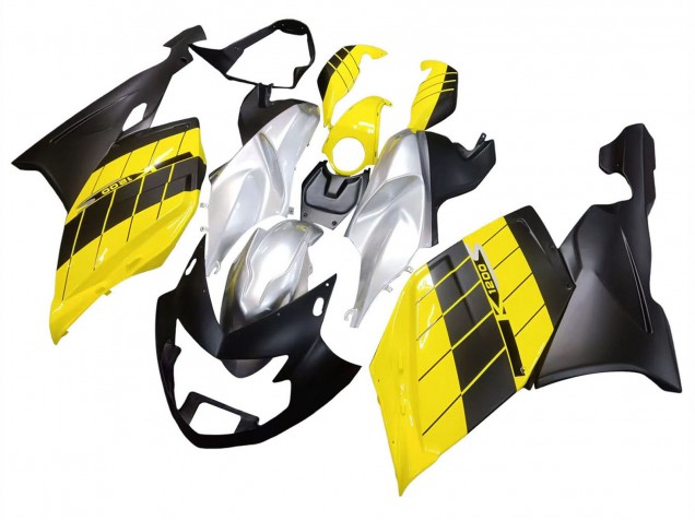Carenados Moto BMW K1200S 2005-2010 - Amarillo Plata Negro Mate Asequibles