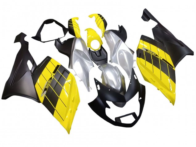Carenados Moto BMW K1200S 2005-2010 - Amarillo Plata Negro Mate Asequibles