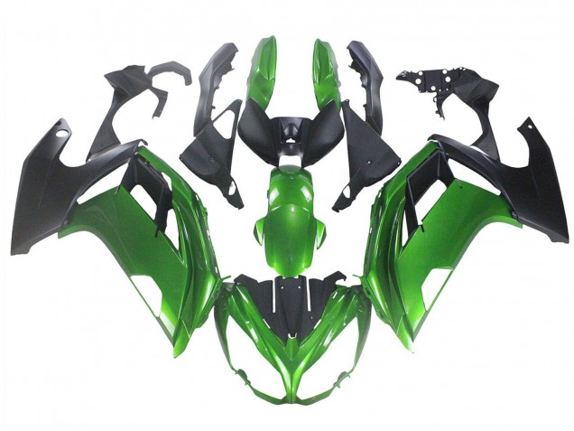 Carenados Moto BMW K1200S 2005-2010 - Verde Negro Mate Asequibles