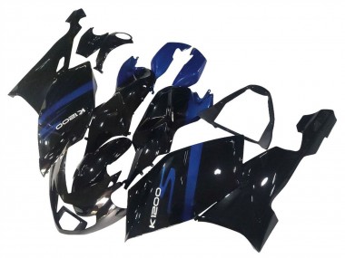 Carenados Moto BMW K1200S 2005-2010 - Azul Negro Brillante Asequibles