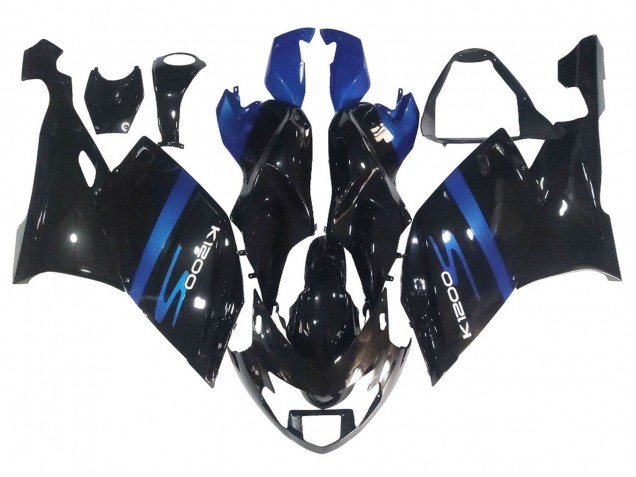 Carenados Moto BMW K1200S 2005-2010 - Azul Negro Brillante Asequibles