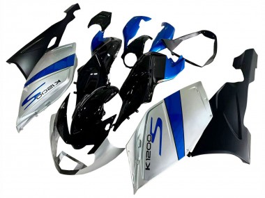 Carenado Moto BMW K1200S 2005-2010 - Plata Azul Negro Asequibles