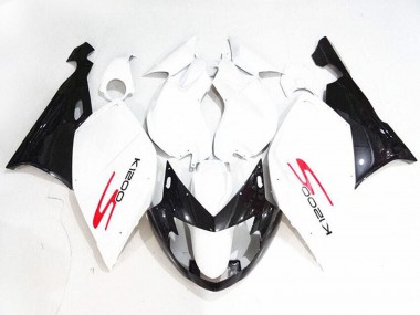 Carenados Moto BMW K1200S 2005-2010 - Blanco Negro Brillante Asequibles