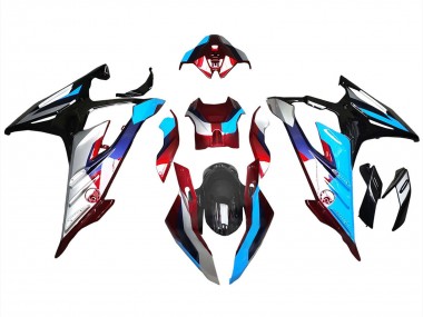 Carenados Moto BMW S1000RR 2023-2024 - Plata Rojo Azul Negro Asequibles