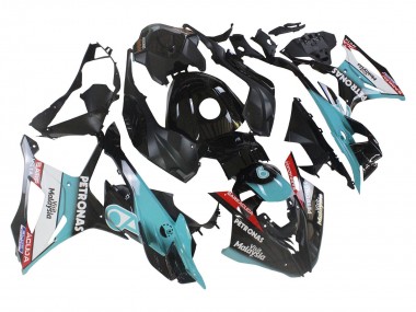 Carenados Moto BMW S1000RR 2023-2024 - Azul Claro Negro Mate Petronas Asequibles