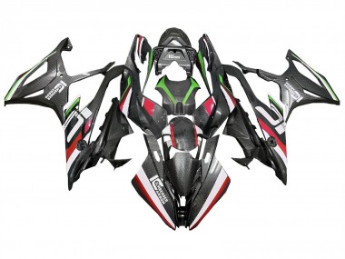 Carenados Moto BMW S1000RR 2019-2022 - Negro Rojo Verde FibraCarbono Asequibles