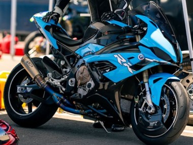 Carenados Moto BMW S1000RR 2019-2022 - Azul Negro FibraCarbono Asequibles