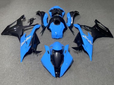 Carenados Moto BMW S1000RR 2019-2022 - Azul Negro FibraCarbono Asequibles