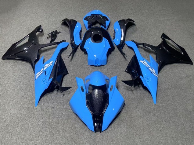 Carenados Moto BMW S1000RR 2019-2022 - Azul Negro FibraCarbono Asequibles