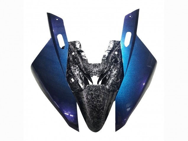 Carenados Moto BMW S1000RR 2019-2022 - Gradiente Azul Púrpura Falsificado FibraCarbono Asequibles