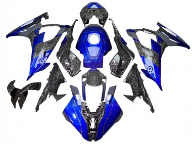 Carenados Moto BMW S1000RR 2019-2022 - Azul Falsificado FibraCarbono Asequibles