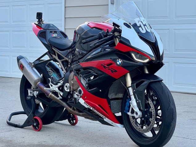 Carenados Moto BMW S1000RR 2019-2022 - Negro Rojo Blanco Asequibles