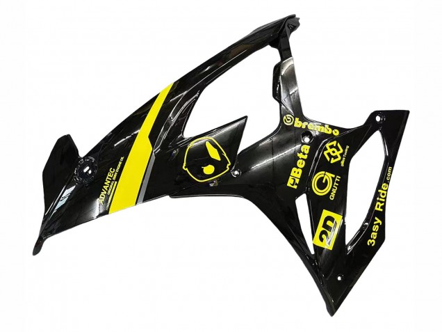 Carenados Moto BMW S1000RR 2019-2022 - Negro Brillante Amarillo Asequibles