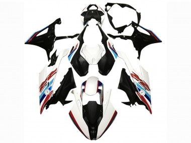 Carenado Moto BMW S1000RR 2019-2022 - Negro Blanco Azul Asequibles