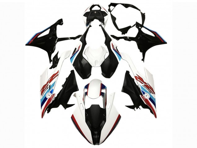 Carenado Moto BMW S1000RR 2019-2022 - Negro Blanco Azul Asequibles