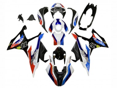 Carenados Moto BMW S1000RR 2019-2022 - Azul Rojo Blanco 77 Asequibles