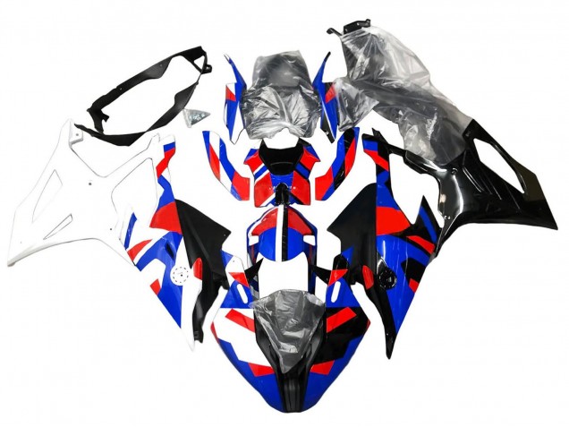 Carenados Moto BMW S1000RR 2019-2022 - Azul Rojo Blanco Asequibles