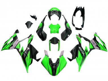 Carenados Moto BMW S1000RR 2019-2022 - Verde Negro Asequibles
