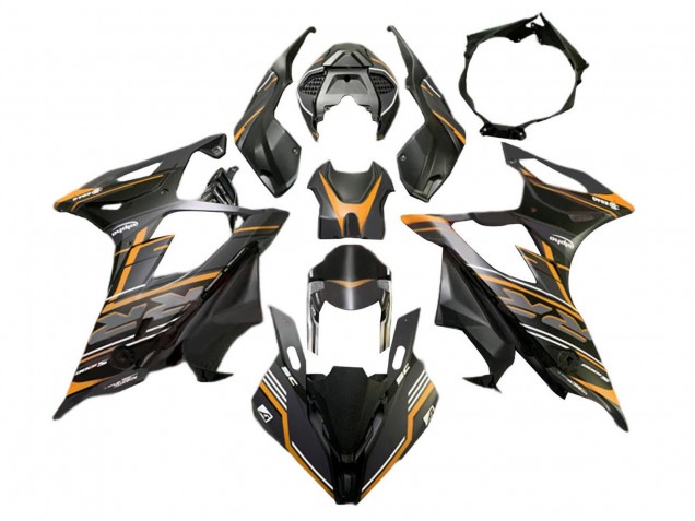 Carenados Moto BMW S1000RR 2019-2022 - Naranja Mate Negro Asequibles