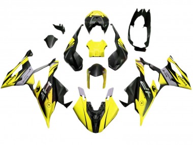 Carenados Moto BMW S1000RR 2019-2022 - Amarillo Mate Negro Asequibles