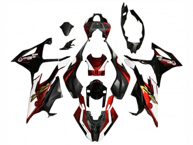 Carenados Moto BMW S1000RR 2019-2022 - Rojo Blanco Negro Asequibles
