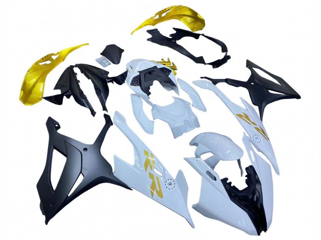 Carenados Moto BMW S1000RR 2019-2022 - Blanco Oro Asequibles