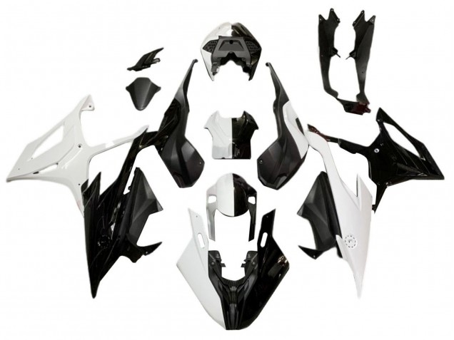 Carenado Moto BMW S1000RR 2019-2022 - Blanco Negro Asequibles