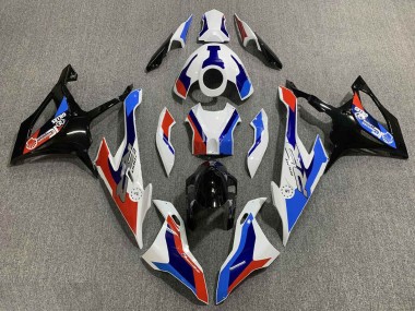 Carenado Moto BMW S1000RR 2019-2022 - Blanco Azul Rojo Asequibles